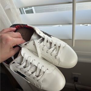 Torrid White and Black Sneakers